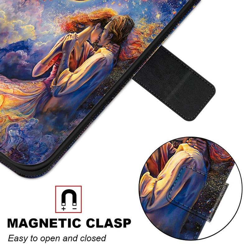 Leather Flip Case For Xiaomi Redmi 9 9T 9A 9AT 9C NFC 8 8A 7 7A Phone Cover Wallet Painted Book Cat Wolf Redmi9T Redmi9A Magnetic Card Holder Slot Cute Retro Cover Premium Leather Protective Case - STEVVEX Gadgets - 1006, Animal Phone Case, Beautiful Phone Case, Black Phone Case, Blue Phone Case, Cat Phone Case, Elegant Phone Case, Leather Flip Case, Leather Phone Case, Magnetic Phone Case, Modern Phone Case, Phone Case, Phone Case For Xiaomi, Popular Phone Case, Wallet Phone Case - Stevvex.com