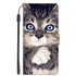 Leather Flip Case For Xiaomi Redmi 9 9T 9A 9AT 9C NFC 8 8A 7 7A Phone Cover Wallet Painted Book Cat Wolf Redmi9T Redmi9A Magnetic Kickstand Card Holder Slot Cute Retro Cover Premium Leather Protective Case