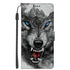 Leather Flip Case For Xiaomi Redmi 9 9T 9A 9AT 9C NFC 8 8A 7 7A Phone Cover Wallet Painted Book Cat Wolf Redmi9T Redmi9A Magnetic Kickstand Card Holder Slot Cute Retro Cover Premium Leather Protective Case