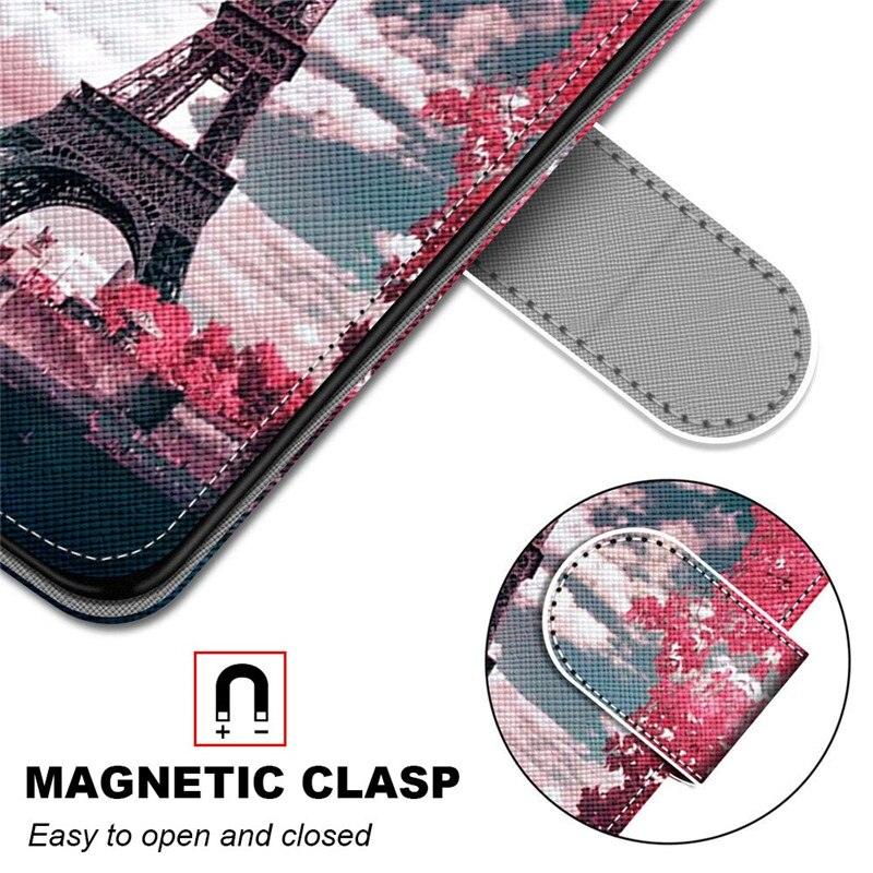 Leather Magnetic Case For Xiaomi Redmi Note10 Note 10Pro 10S 10 Pro Max 5G Note10S Phone Cover Flip Wallet Painted 3D Creative Pattern Design PU Leather Flip Bookstyle Card Slot Holder Wallet Magnetic Cover Stand for Xiaomi