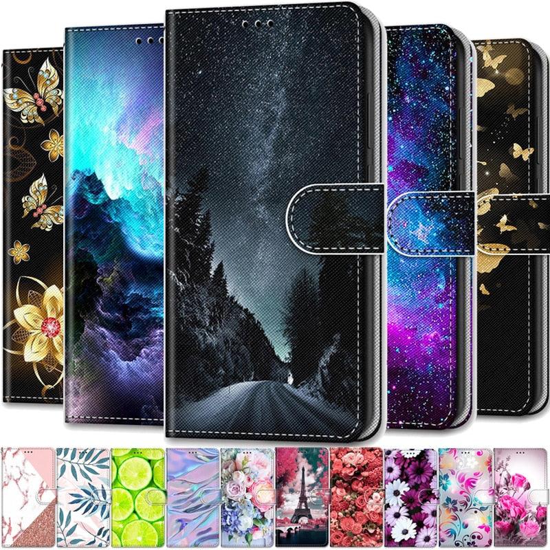 Leather Magnetic Case For Xiaomi Redmi Note10 Note 10Pro 10S 10 Pro Max 5G Note10S Phone Cover Flip Wallet Painted 3D Creative Pattern Design PU Leather Flip Bookstyle Card Slot Holder Wallet Magnetic Cover Stand for Xiaomi