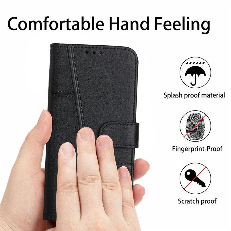 Leather Magnetic Wallet Case Card Slots  Flip Shockproof Protective Cover For Xiaomi Redmi 10 Case Flip Wallet Book Cover for Coque Xiaomi Redmi 10 5G Phone Case Redmi10 Leather Protective Cases