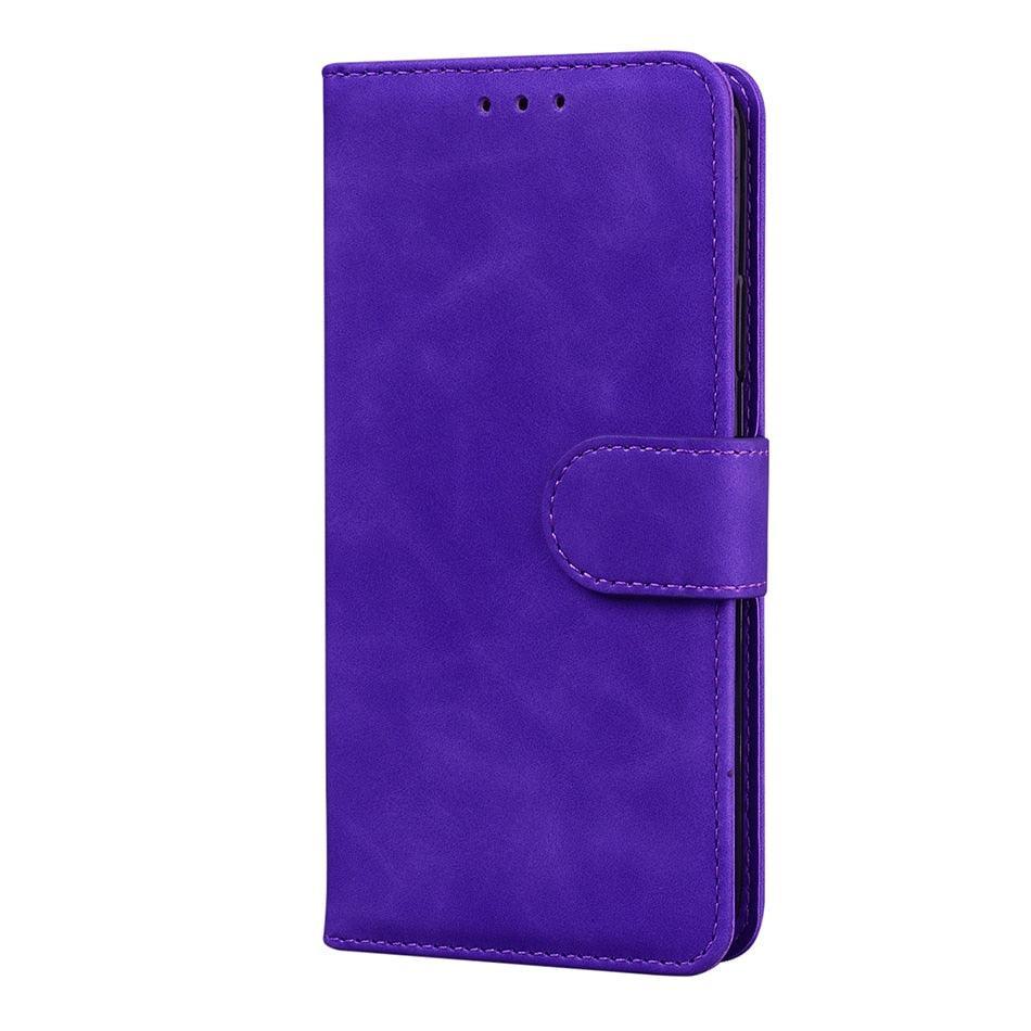 Leather Phone Case Wallet Cover For iPhone XR XS 10 11 Pro 12 mini 13 Pro Max Flip Stand Case Simple Skin-Friendly PU Leather Case Wallet Protective Case Flip Shockproof Mobile Phone Case