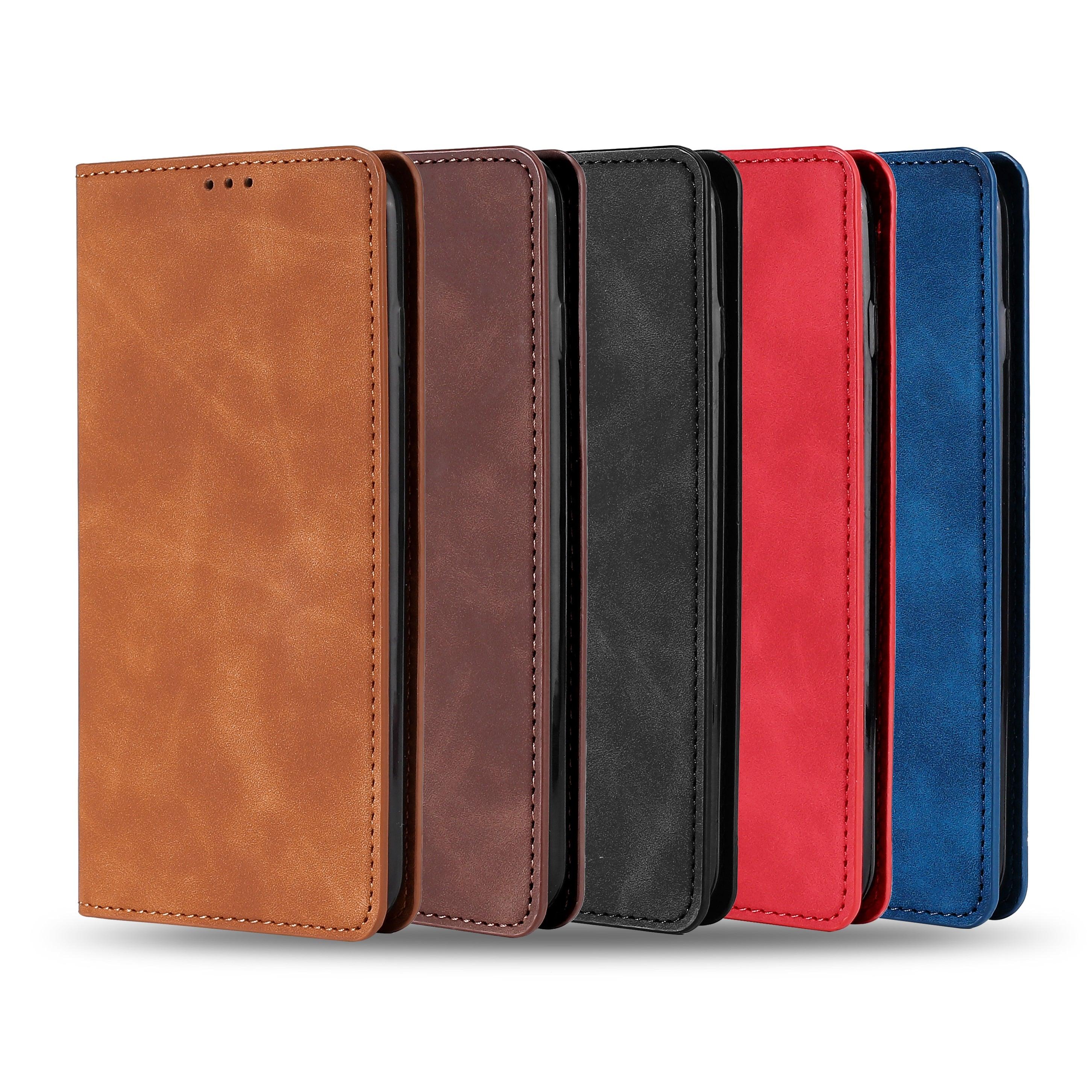 Leather Shockproof Protective Case  Card Slot and Stand Function Foldable Flip Premium PU Leather Case Cover For Xiaomi Redmi Note 7 7S 7A 6 5 4 3 8 8A 8T 6A 5A 4A 4X 3S K20 Pro SE Plus case Flip Magnetic Cover Phone Leather