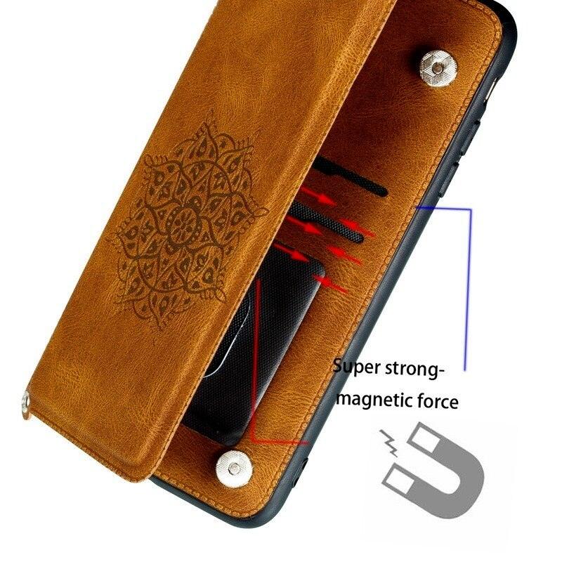 Leather Wallet Flip Case for Xiaomi Poco X3 NFC X4 M3 11T 12 11 Lite 10T Redmi Note 11S 10S 9S 9 8 Pro 7 8T 9T 9A 9C Card Cover  Leather Flip Phone Case with Buckle Wallet Phone Cover for Xiaomi