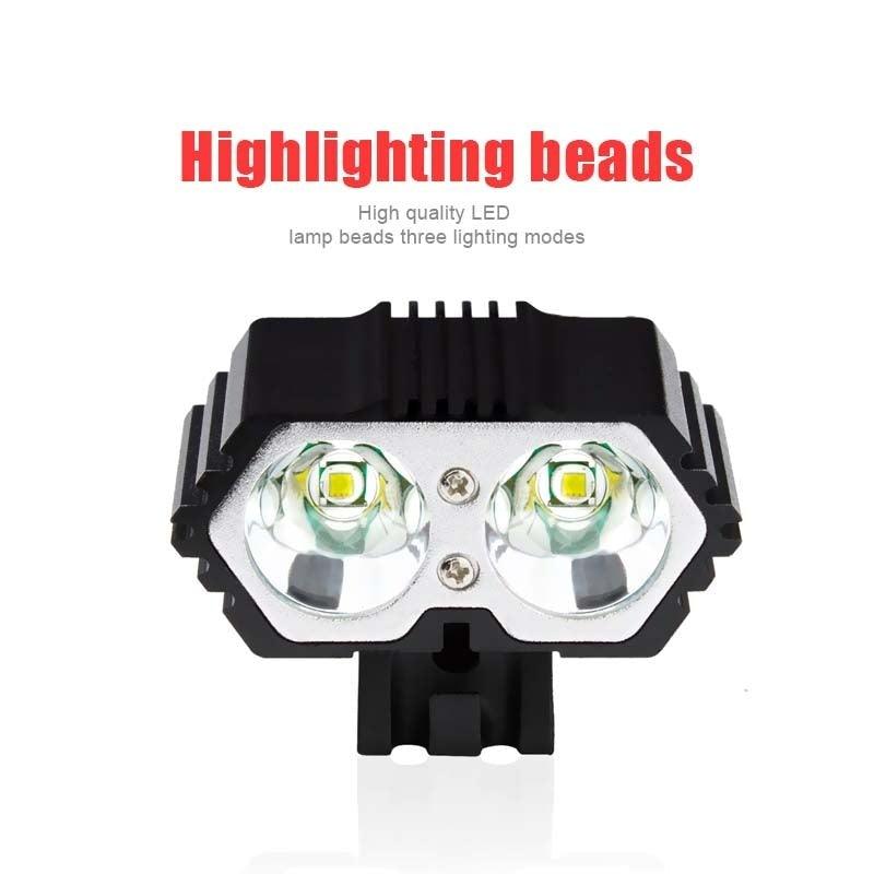 LED Bike Light Waterproof Bicycle Light USB Rechargeable Headlight Outdoor Cycling Front Lamp Cycling Front Lamp Bike Headlight For Mountain Road And City Bicycle