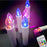 LED Candle Lamp Simulation Flame Light Warm Candle Family Party Christmas Birthday Party Decorated With Candles Ivory Battery Operated LED Taper Candles With Remote Control Christmas Candles