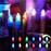 LED Candle Lamp Simulation Flame Light Warm Candle Family Party Christmas Birthday Party Decorated With Candles Ivory Battery Operated LED Taper Candles With Remote Control Christmas Candles