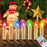 LED Candle Lamp Simulation Flame Light Warm Candle Family Party Christmas Birthday Party Decorated With Candles Ivory Battery Operated LED Taper Candles With Remote Control Christmas Candles