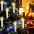 LED Candles Light Flameless Remote Control For Home Dinner Party Christmas Tree Candle LED Flameless Taper Candles Flickering with Remote Timer Battery Operated Waterproof Christmas Tree Candles Warm White Window Candles  Decoration Lamp Light New Years