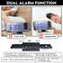 LED Digital Alarm Clock Projection Clock Radios Loud Ceiling Alarm Clock for Heavy Sleepers Snooze Dual Clock Bedside Dimmer with USB Charger Digital LED Clock FM Radio Table Electronic Desktop Clocks USB Wake Up FM Radio Time Projector Snooze Function