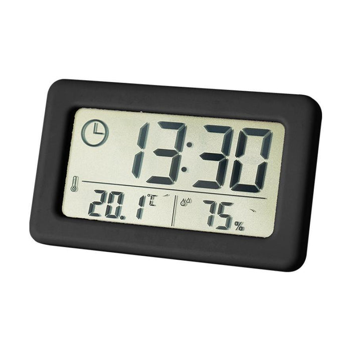 LED Digital Clock Digital Alarm Clock Battery Operated Small Desk Clocks with Smart Night Light Date Indoor Temperature LCD Electronic Clock for Bedroom  Electronic Digital Screen Desktop Clock for Home Office Backlight Snooze Desk Clocks