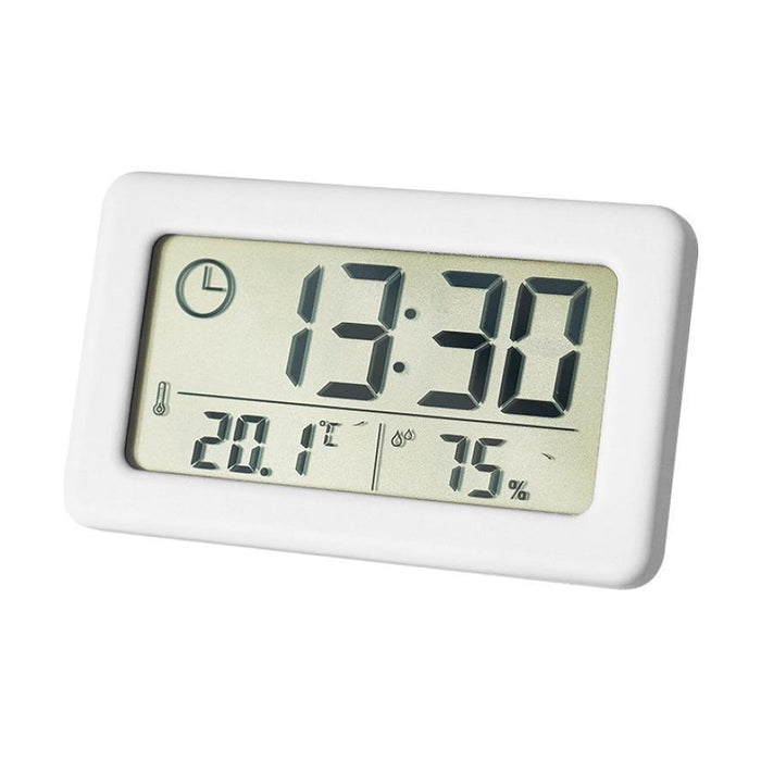 LED Digital Clock Digital Alarm Clock Battery Operated Small Desk Clocks with Smart Night Light Date Indoor Temperature LCD Electronic Clock for Bedroom  Electronic Digital Screen Desktop Clock for Home Office Backlight Snooze Desk Clocks