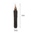 LED Flameless Wax Candle Battery Operated Taper Pillar Candle LED Plastic Candles For Restaurants Hotels Museums Black Flameless Candles Real Wax Flickering LED Pillar Candles