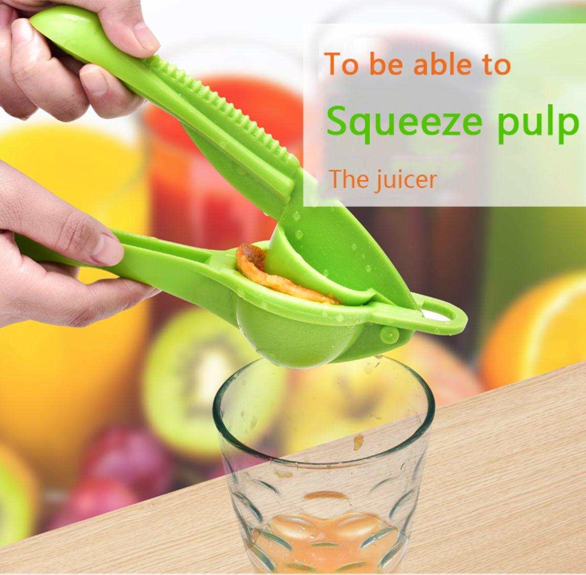 Lemon Squeezer Liquid Portable Multi-Functional Lemon Squeezer Manual Orange Citrus Juicer Home Lemon Clip Squeeze Juice Mini Orange Press Juice Kitchen Tools Manual Fruit Juicer Mini Blender