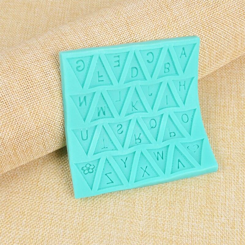 Letters Mold Triangle Alphabet Silicone Baking Mould Cupcake Decorating Tool Fondant Candy Chocolate Gumpaste Nonstick Letters Mold Triangle Alphabet Silicone Baking Mould Cupcake Decorating Tool