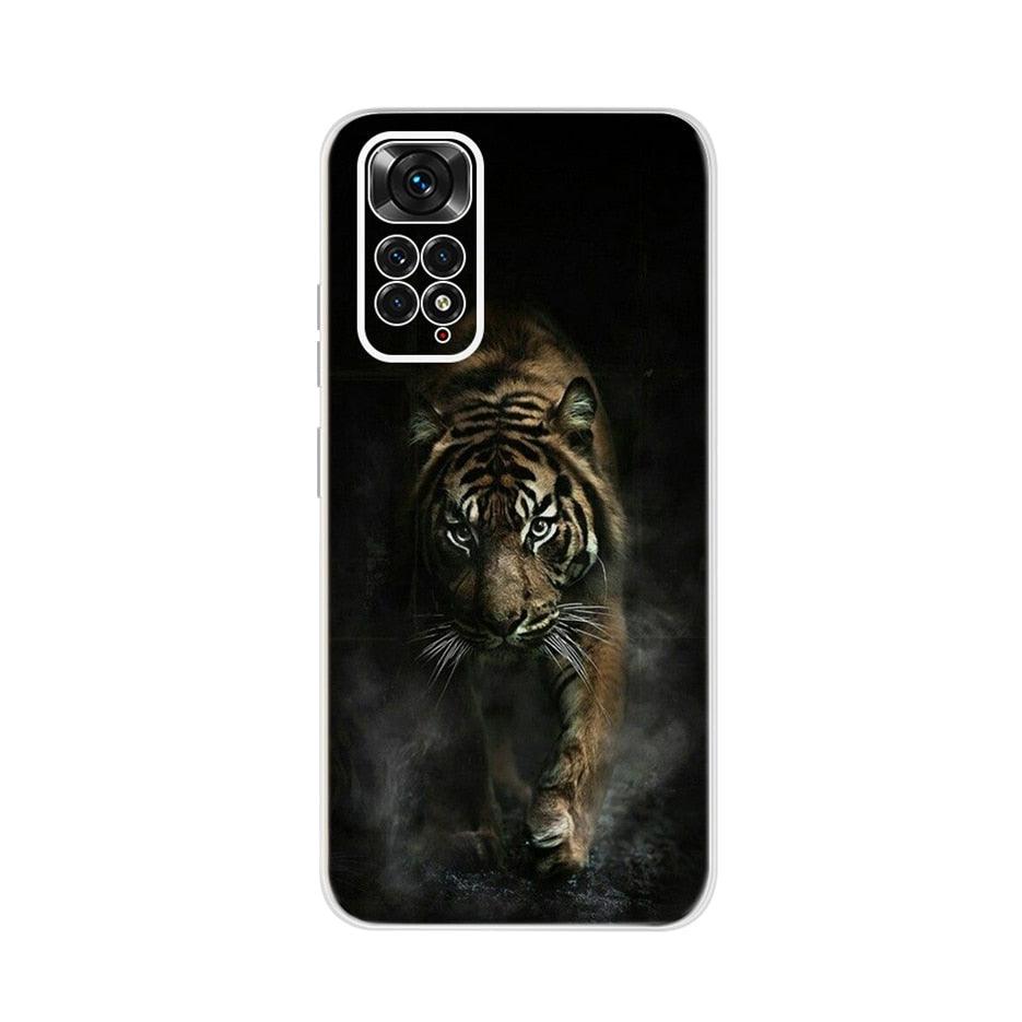 Light Luminous Case for Redmi Case Phone Cover in Soft and Hard PC Shockproof Anti-Scratch Case For Xiaomi Redmi Note 11 Case Redmi Note 11S Cover Luxury Cat Butterfly Soft Silicone Full Bumper For Xiaomi Redmi Note11 S Case