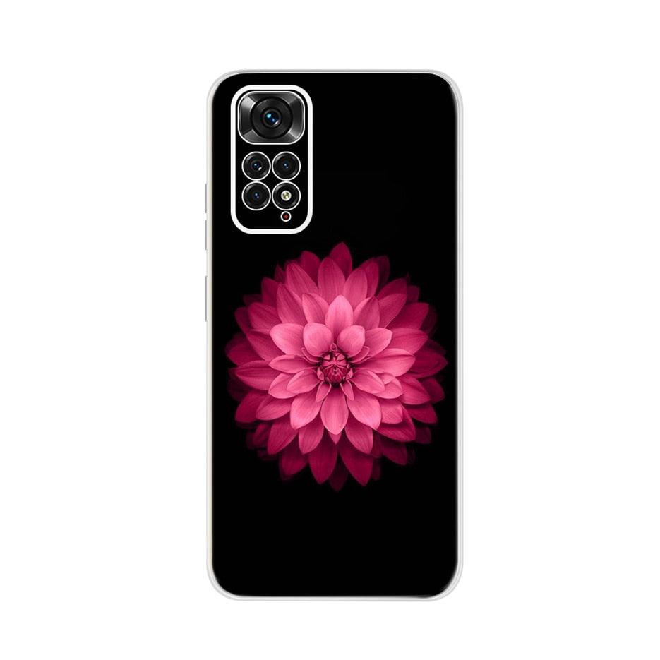 Light Luminous Case for Redmi Case Phone Cover in Soft and Hard PC Shockproof Anti-Scratch Case For Xiaomi Redmi Note 11 Case Redmi Note 11S Cover Luxury Cat Butterfly Soft Silicone Full Bumper For Xiaomi Redmi Note11 S Case