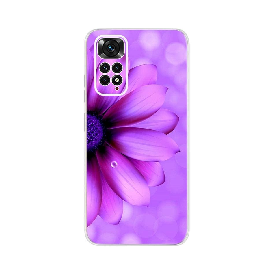 Light Luminous Case for Redmi Case Phone Cover in Soft and Hard PC Shockproof Anti-Scratch Case For Xiaomi Redmi Note 11 Case Redmi Note 11S Cover Luxury Cat Butterfly Soft Silicone Full Bumper For Xiaomi Redmi Note11 S Case