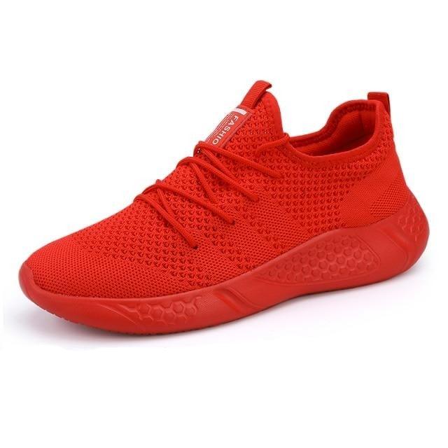 Light Mans Running Shoes Comfortable Breathable Men's Sneaker Casual Antiskid And Wear-Resistant Jogging Mens Sport Lace Up Low Top Jogging Man Athletic Sneakers - STEVVEX Shoes - 105, Air Mesh Sneakers, Air Sneakers, Athletic Sneakers, Black Sneakers, Breathable Sneakers, Elegant Mens Sneakers, Men Sneakers, Men's Casual Sneakers, Men's Strong Sneakers, Mens Gym Sneakers, Mens Lightweight Sneakers, Red Sneakers, Shoes, Sneakers, Sport Sneakers, White Sneakers - Stevvex.com