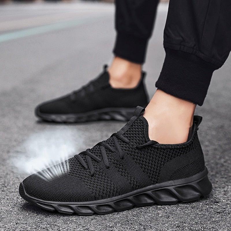 Light Mans Running Shoes Comfortable Breathable Men's Sneaker Casual Antiskid And Wear-Resistant Jogging Mens Sport Lace Up Low Top Jogging Man Athletic Sneakers - STEVVEX Shoes - 105, Air Mesh Sneakers, Air Sneakers, Athletic Sneakers, Black Sneakers, Breathable Sneakers, Elegant Mens Sneakers, Men Sneakers, Men's Casual Sneakers, Men's Strong Sneakers, Mens Gym Sneakers, Mens Lightweight Sneakers, Red Sneakers, Shoes, Sneakers, Sport Sneakers, White Sneakers - Stevvex.com