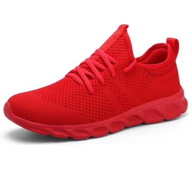 Light Mans Running Shoes Comfortable Breathable Men's Sneaker Casual Antiskid And Wear-Resistant Jogging Mens Sport Lace Up Low Top Jogging Man Athletic Sneakers - STEVVEX Shoes - 105, Air Mesh Sneakers, Air Sneakers, Athletic Sneakers, Black Sneakers, Breathable Sneakers, Elegant Mens Sneakers, Men Sneakers, Men's Casual Sneakers, Men's Strong Sneakers, Mens Gym Sneakers, Mens Lightweight Sneakers, Red Sneakers, Shoes, Sneakers, Sport Sneakers, White Sneakers - Stevvex.com