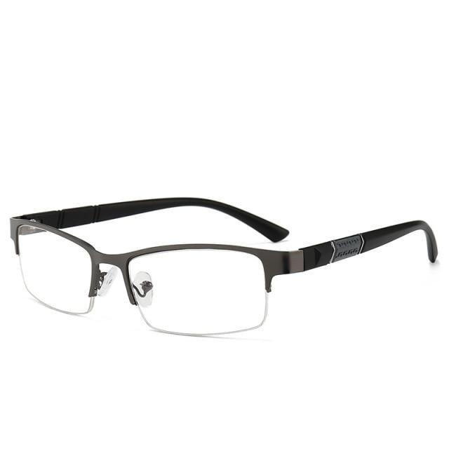 Lightweight Alloy Semi-Rimless New Design Reading Glasses For  Men And Women With  High Quality Half Frame  Men Reading Glasses  For Men New Retro Eyewear