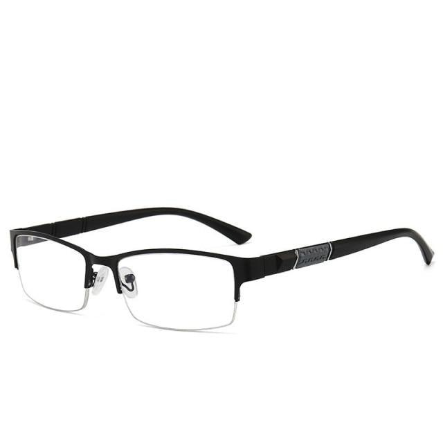 Lightweight Alloy Semi-Rimless New Design Reading Glasses For  Men And Women With  High Quality Half Frame  Men Reading Glasses  For Men New Retro Eyewear