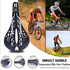 Lightweight Bicycle Front Seat Mat Bike Saddle Bicycle Seat Cushion Pad Breathable Soft Spider Web Saddle Cycling Bicycle Hollow Seat Saddle Comfy Ultra Light Mountain Bike Road Bicycle Saddle - STEVVEX Sport - 222, bike, bike accessories, Bike Saddle, bike seat cover, Bike Sport Saddle, Breathable Hollow Saddle, Men Bike Seat, Mens Bike Saddle, Mountain Bike Saddle, Saddle Cover, Saddle For Bike, Saddle For Bikes, Sport Bike Seat Cover, Sport Saddle, Sport Saddle For Bike, Strong Bike Saddle - Stevvex.com