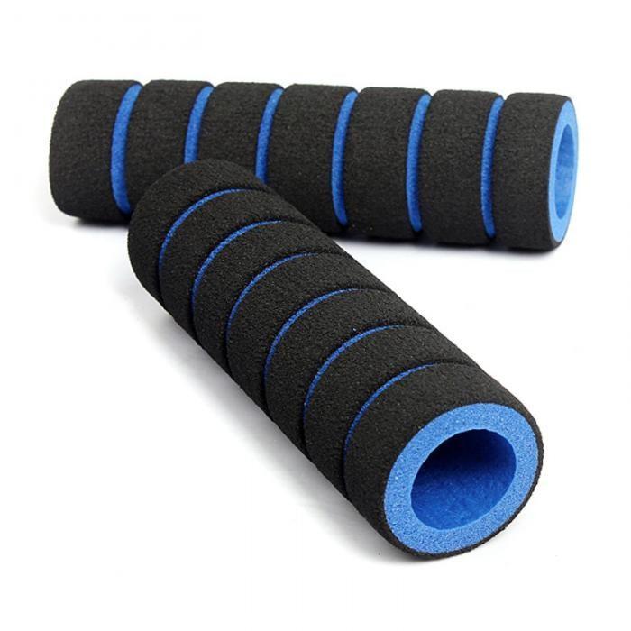 Lightweight Bike Handlebar Foam Sponge Cycling Anti-Shock Non-Slip Skid-Proof Handle Bar Grips Bike Foam Handlebar Cover Handle Bar Foam Soft Grips Sponge Non-Slip Handle Grips For Bike Racing Bicycle Motorcycle