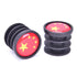 Lightweight Mini Bicycle National Flag Handlebar End Plugs For Mountain Road Bike Bicycle Grips Parts Protective Cover Handlebar Bar End Plugs Plastic Bike Handlebar End Caps For Road Bike Most Bicycle