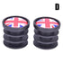 Lightweight Mini Bicycle National Flag Handlebar End Plugs For Mountain Road Bike Bicycle Grips Parts Protective Cover Handlebar Bar End Plugs Plastic Bike Handlebar End Caps For Road Bike Most Bicycle