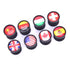 Lightweight Mini Bicycle National Flag Handlebar End Plugs For Mountain Road Bike Bicycle Grips Parts Protective Cover Handlebar Bar End Plugs Plastic Bike Handlebar End Caps For Road Bike Most Bicycle