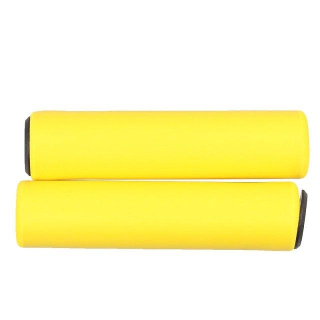 Lightweight Super Light Silicone Non-Slip Shock Absorption Road Handle Bike Parts Silica Gel Super Light Anti-Skid Shock Proof Handle Bar Locking Grips Cycling Grips Accessory