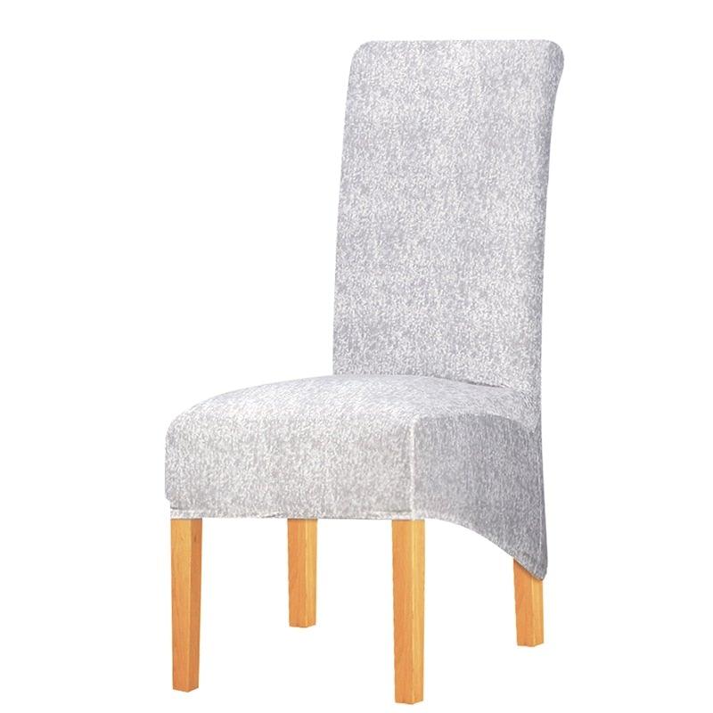 Long Backrest High Elastic Chair Cover European Backrest Seat Cover Home Washable Living Room Restaurant Hotel Party Banquet Dining Chair Cover Stretch Chair Slipcover, Spandex Elastic Removable Washable Chair Seat Covers Protector for Dining Room