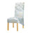 Long Backrest High Elastic Chair Cover European Backrest Seat Cover Home Washable Living Room Restaurant Hotel Party Banquet Dining Chair Cover Stretch Chair Slipcover, Spandex Elastic Removable Washable Chair Seat Covers Protector for Dining Room