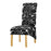 Long Backrest High Elastic Chair Cover European Backrest Seat Cover Home Washable Living Room Restaurant Hotel Party Banquet Dining Chair Cover Stretch Chair Slipcover, Spandex Elastic Removable Washable Chair Seat Covers Protector for Dining Room