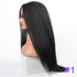 Long Kinky Straight Synthetic Wigs for Black Women Black Brown Blonde Ginger Red White Hair Afro Wigs Synthetic Hair  Wigs For Black Women Cosplay Wigs For Women