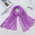 Long Soft Cotton Lightweight Crinkle Hijab Scarf Elegant Headscarf Head Wrap Islamic Head Wraps Hijab For Women 70*175cm