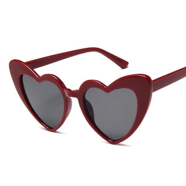 Love Heart Sunglasses For Women High Quality Eyewear For Women/Men Metal Eyeglasses New Stylish Glasses Shades For Women In New Style