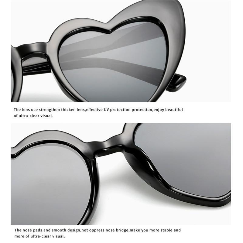 Love Heart Sunglasses For Women High Quality Eyewear For Women/Men Metal Eyeglasses New Stylish Glasses Shades For Women In New Style