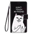 Lovely Cat Wolf Pattern Wallet Flip Cases For Xiaomi Redmi 8A 9A 9C 9T Note 8 Pro 8T 9 9T 10 5G Card Holder Stand Book Cover Magnetic Protective Cover with  Shockproof Inner Shell