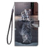 Lovely Cat Wolf Pattern Wallet Flip Cases For Xiaomi Redmi 8A 9A 9C 9T Note 8 Pro 8T 9 9T 10 5G Card Holder Stand Book Cover Magnetic Protective Cover with  Shockproof Inner Shell