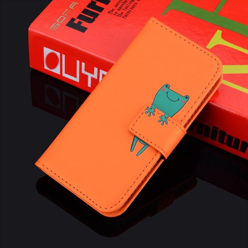 Lovely Flip Leather Phone Case For Xiaomi POCO X3 NFC Redmi Note 9 9S 9A 9C 7 8 8T 7A 8A M3 10 9T Pro Card Holder Cover Magnetic Clasp Cute Pattern Premium Leather Protective Case for Redmi