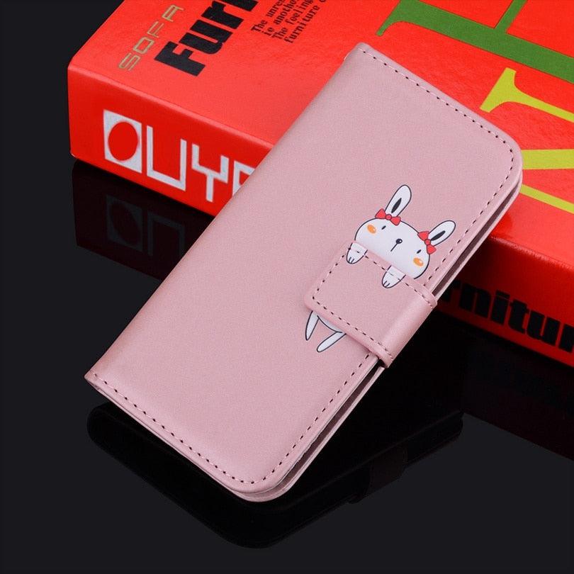 Lovely Flip Leather Phone Case For Xiaomi POCO X3 NFC Redmi Note 9 9S 9A 9C 7 8 8T 7A 8A M3 10 9T Pro Card Holder Cover Magnetic Clasp Cute Pattern Premium Leather Protective Case for Redmi