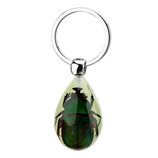 Luminous Creative Scorpion Keychain Car Keychain Artificial Amber Insect Car Key Ring Handbag Wallet Pendant Black Scorpion Resin Key Ring Glow In The Dark Pendants