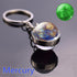 Luminous Glow In The Dark Solar System Planet Keyring Solar System Planet Keychain Glow In The Dark Creative Galaxy Keyring Crystal Glass Ball Key Chain Galaxy Keychain Moon Earth Sun Double Side Glass Ball Key Chain