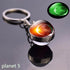 Luminous Glow In The Dark Solar System Planet Keyring Solar System Planet Keychain Glow In The Dark Creative Galaxy Keyring Crystal Glass Ball Key Chain Galaxy Keychain Moon Earth Sun Double Side Glass Ball Key Chain