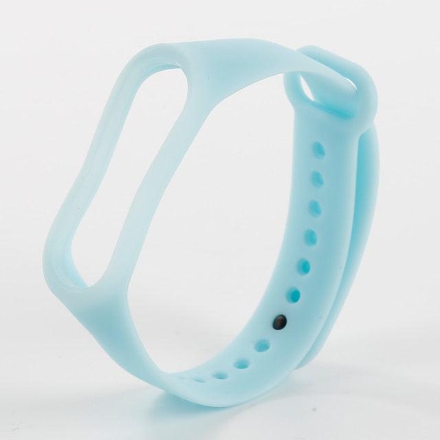 Luminous Glowing Silicone Wrist Strap For Smart Watch Bands Replacement Bracelet Soft Silicone Watch Strap Glow-in-Night Safety And Children Anti-Scratch Protective Watch Bands