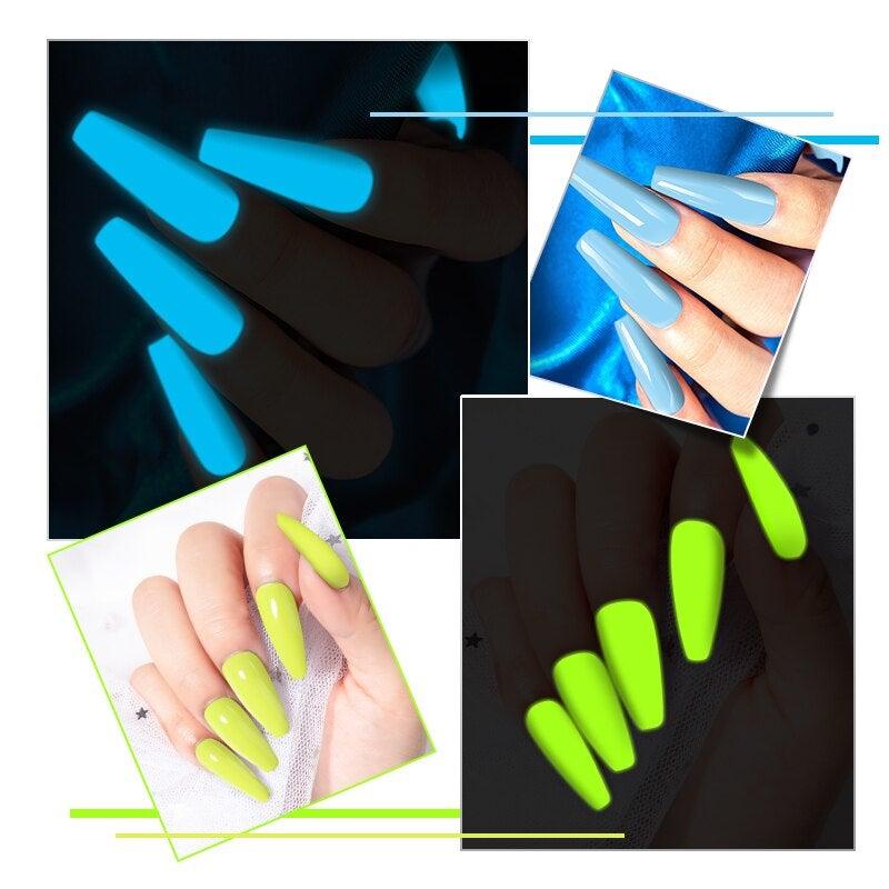 Luminous Nail Gel Polish Neon Hybrid Varnish Manicure Permanent UV Reflective Nail Polish Gel For Women and Ladies in Modern New Fashion Design